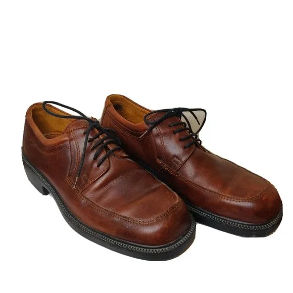 Ecco | Shoes | Ecco City Mens Oxford Dress Shoes Brown Leather Size Lace Up  | Poshmark